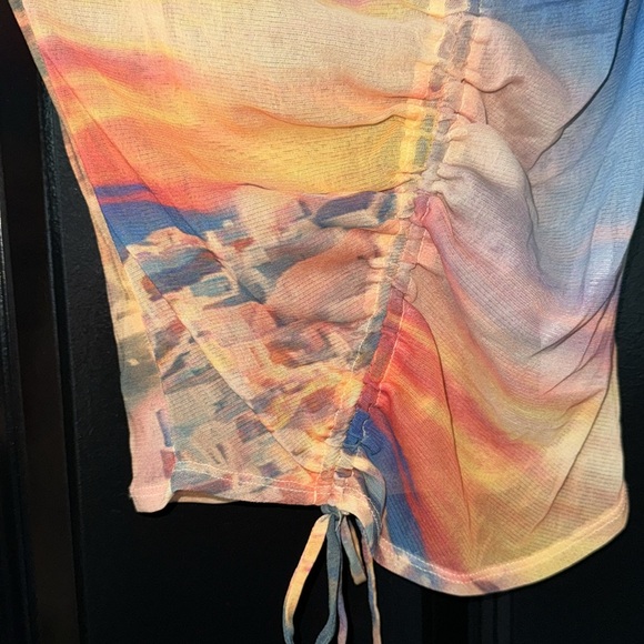 Sunset landscape mesh top - Picture 3 of 5